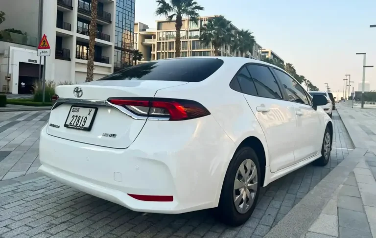 Rent Toyota Corolla Cross 2024 in Dubai