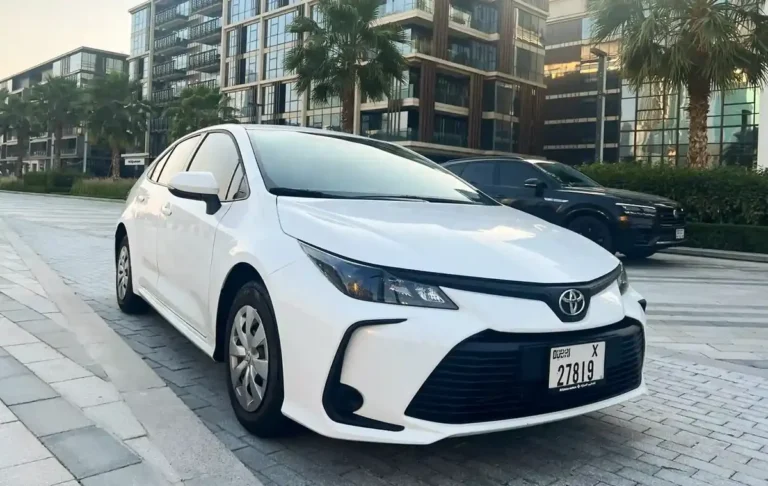 Rent Toyota Corolla Cross 2024 in Dubai